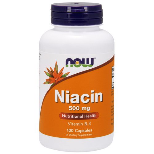 Niatsiin niacin Vitamiin B3 now foods - toidulisandidhulgi.ee