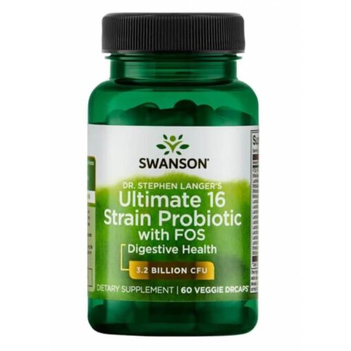 Ultimate 16 Strain Probiotic With FOS swanson - toidulisandidhulgi.ee