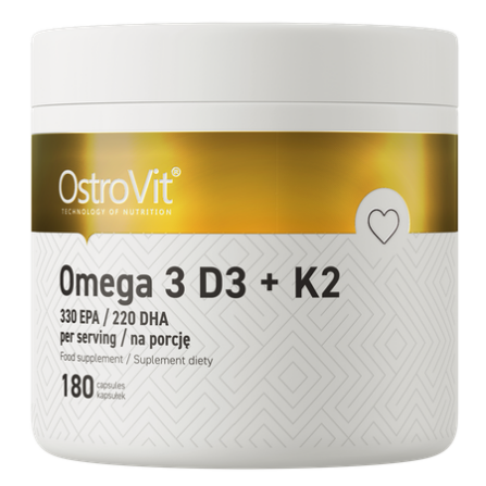 ostrovit omega 3 d3 + k2 180caps - toidulisandidhulgi.ee